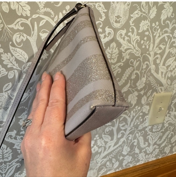 Kate Spade Haven Lane Ramey Lilac Glitter Crossbody $149 Retail EUC - Picture 9 of 14